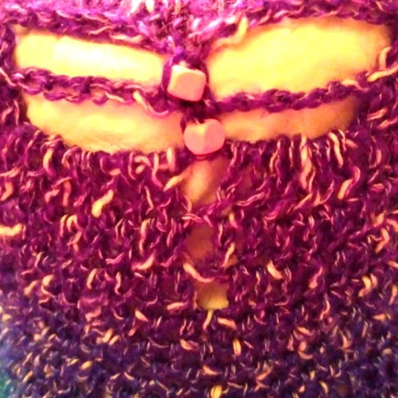 NEW Dragonfly Crochet Bucket Hat Girls Soft! HANDCRAFTED - Picture 2 of 3